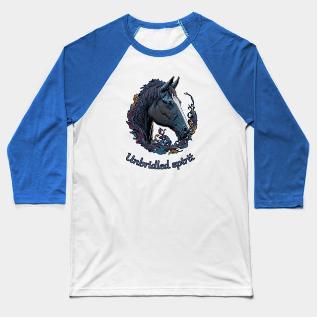 horse spirit Baseball T-Shirt by ElArrogante